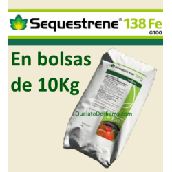 Saco de 10 kg de quelato de hierro Sequestrene 138 para agricultura