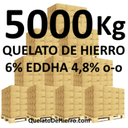 5000 Kg Quelato de Hierro 6% EDDHA 4.8% o-o